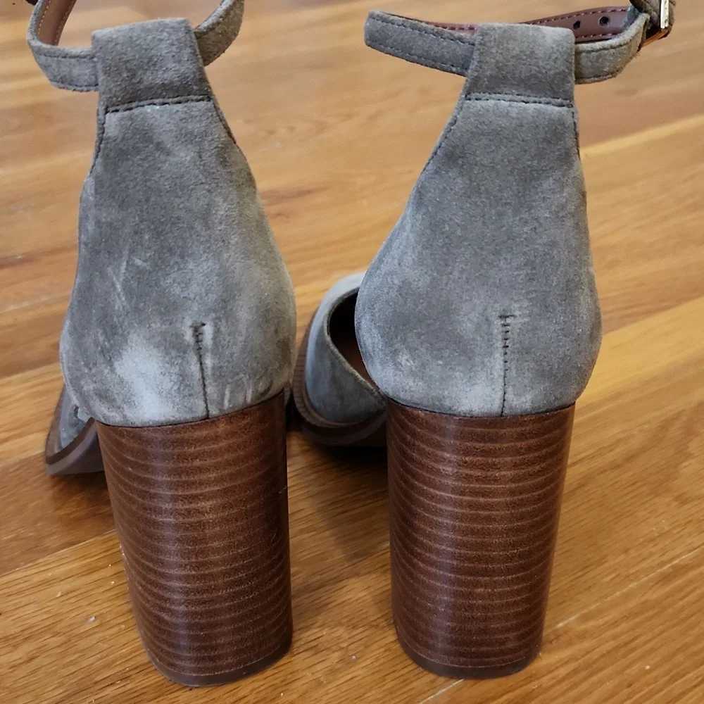 Diba True Suede Ankle Strap Heels
